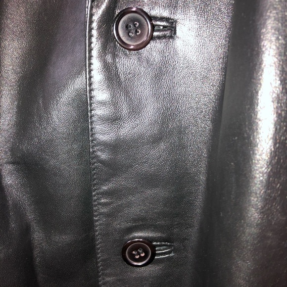 SCULLY MENS LAMBSKIN LEATHER JACKET BLACK SIZE 48 LARGE RICH ITALIAN LEATHER EXC - Picture 8 of 13